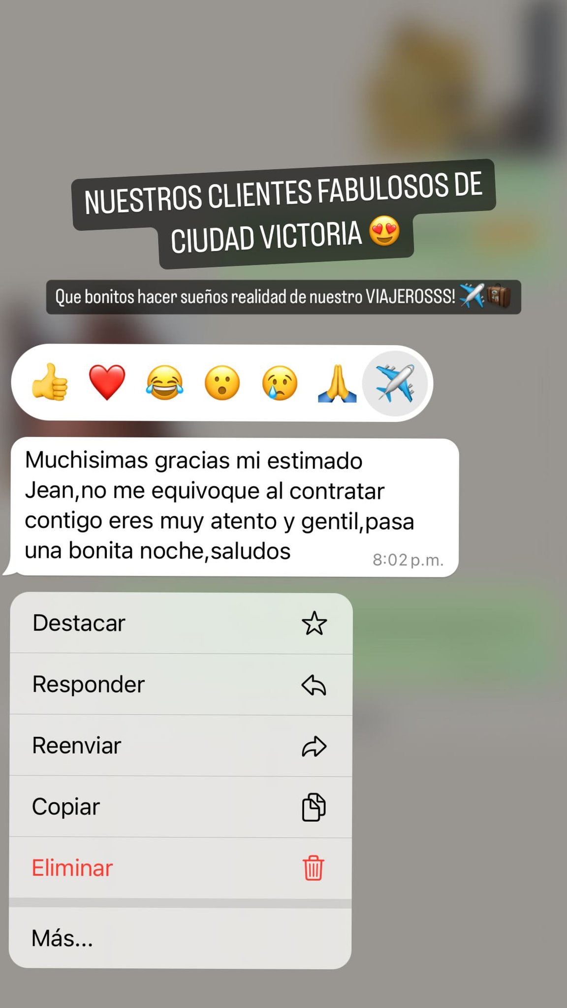 Testimonio viajero JL Travels