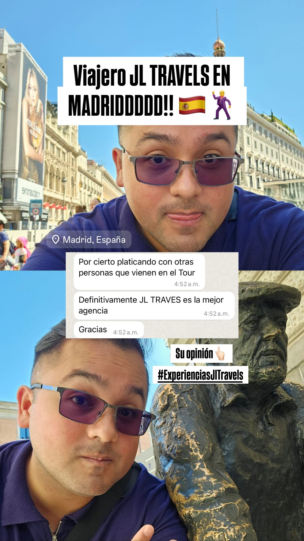 Testimonio viajero JL Travels